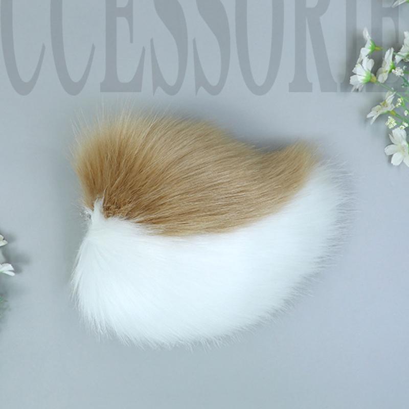 Fashion Simulation Rabbit Ears Hair Hoop+ Tail Suit Plush Headdress for Club