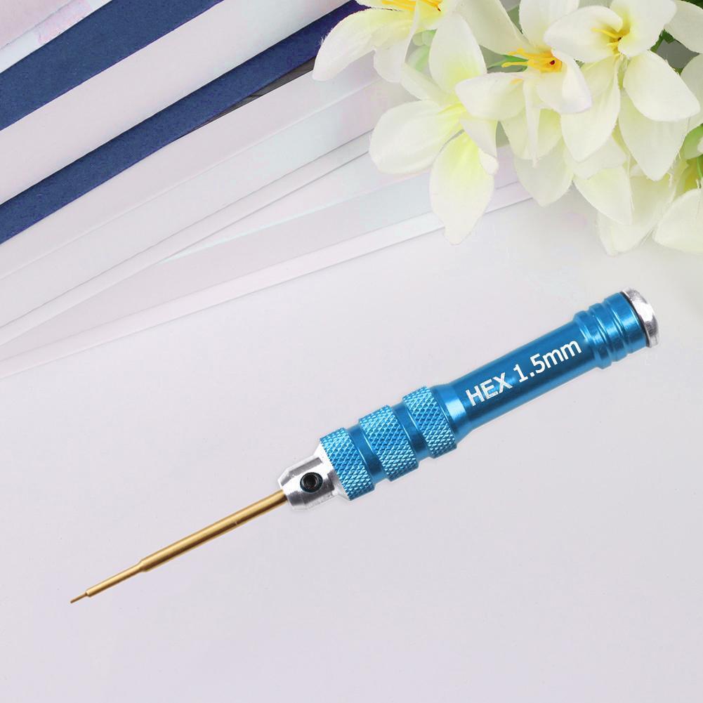 HSS Blue Handle Hex Screwdriver Tool Set for Drone Repair Tools (1.5mm)