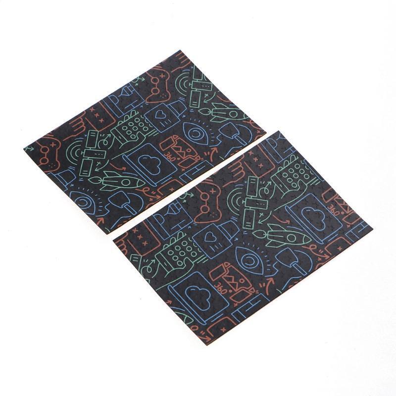 5.12x3.94" DIY Mouse Skin Anti-Slip Grip Tape Self Adhesive Sweat Resistant Pad