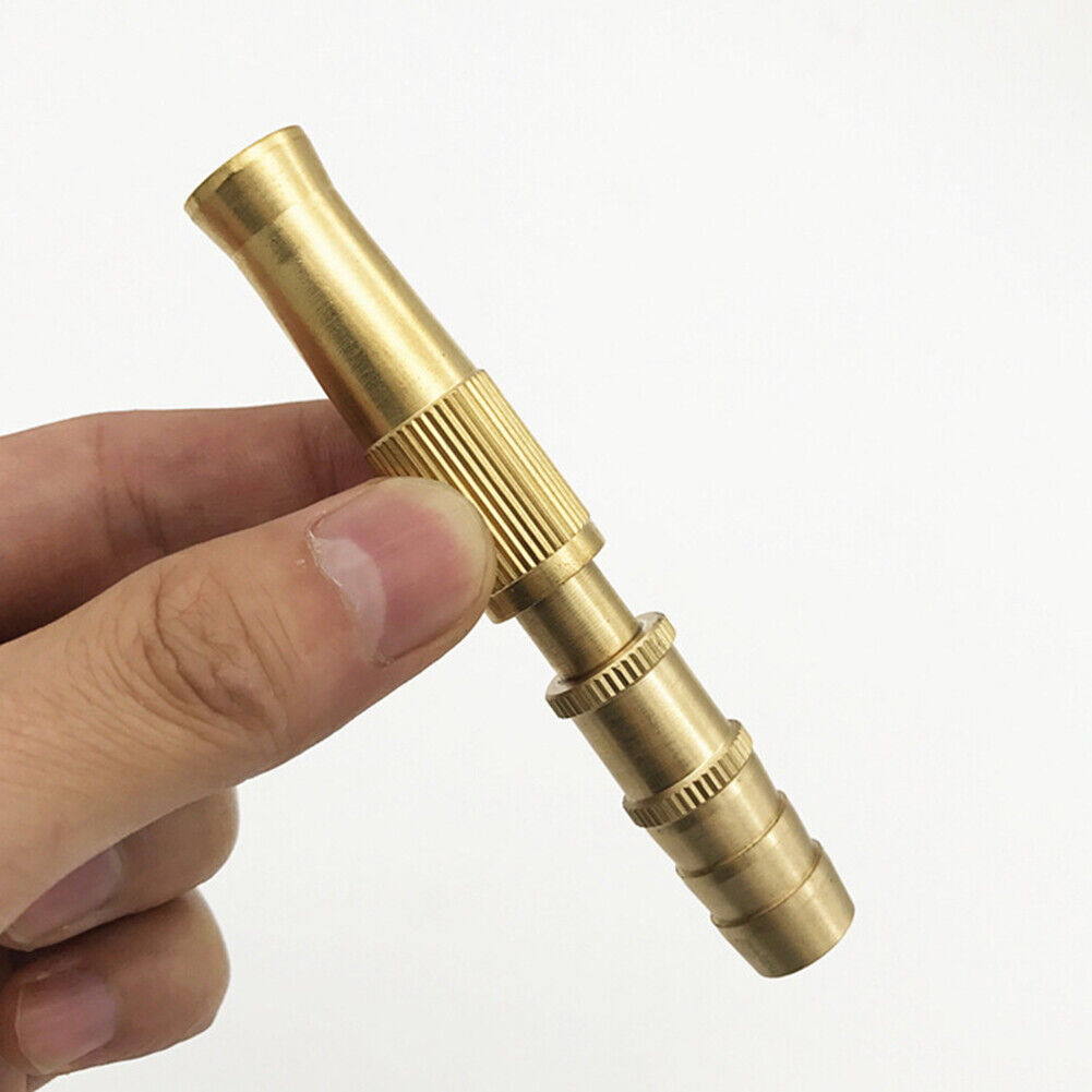 Garden Brass Spray Gun Hose Nozzle for Car Wash Watering Pressure Sprinkler