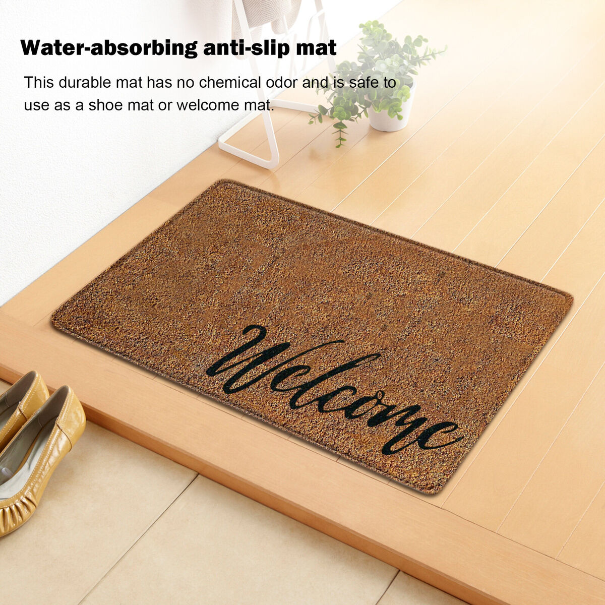 Cute Animal Letter Entrance Rugs Non-Slip Front Doormats Indoor Outdoor (4)