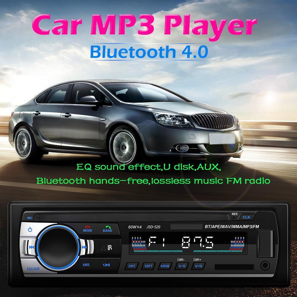Car Stereo In Dash Bluetooth-compatible MP3 Player Aux Input USB FM Radio R