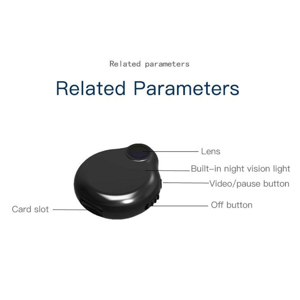 1080P HD Mini Camera with and Motion Detection Function, Wireless Wi-Fi