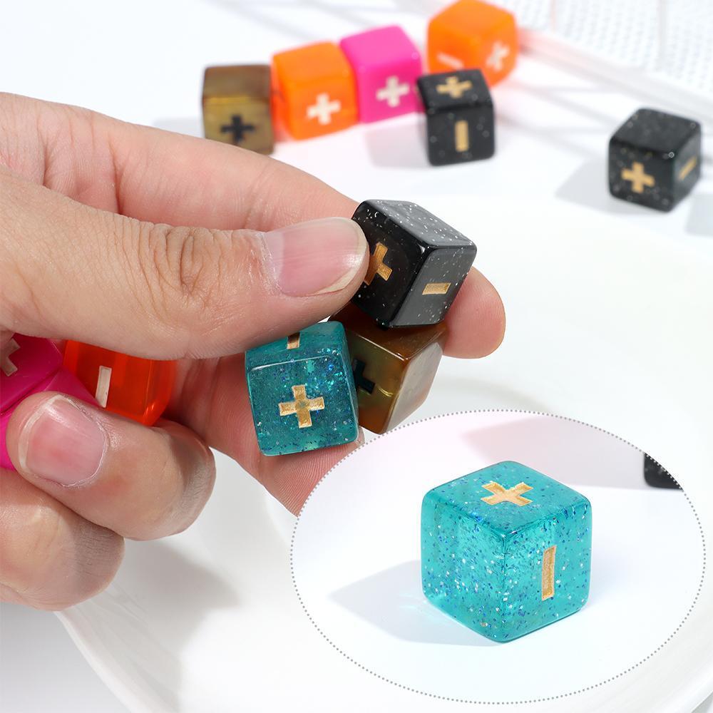 Minus Dice Two-color Dices Mathematical Operation Dice Board Game Accessories