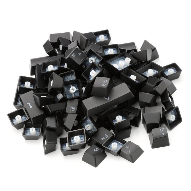 Silicone Backlight Russian Keycap Cherry Profile for Mechanical Keyboard 87Keys