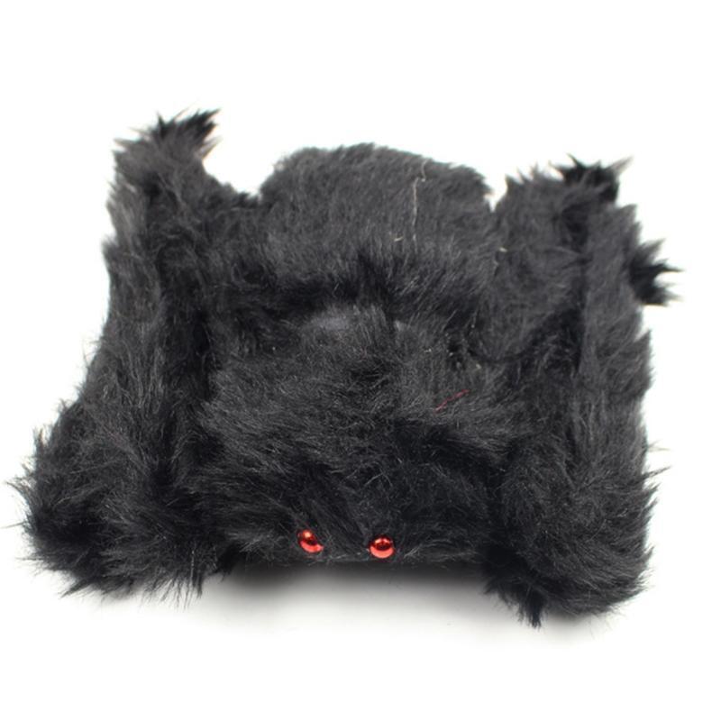150cm Halloween Hairy Spider Scary Plush Giant Spiders for Haunted House Decor