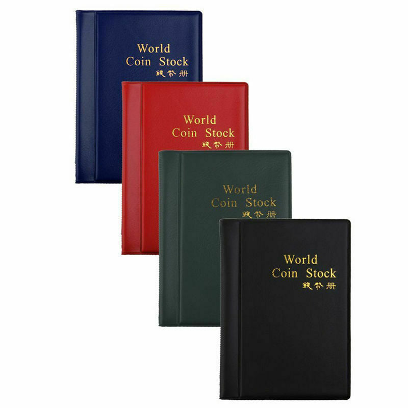 1-Pack Coin Collection Holder Album Book for Collectors