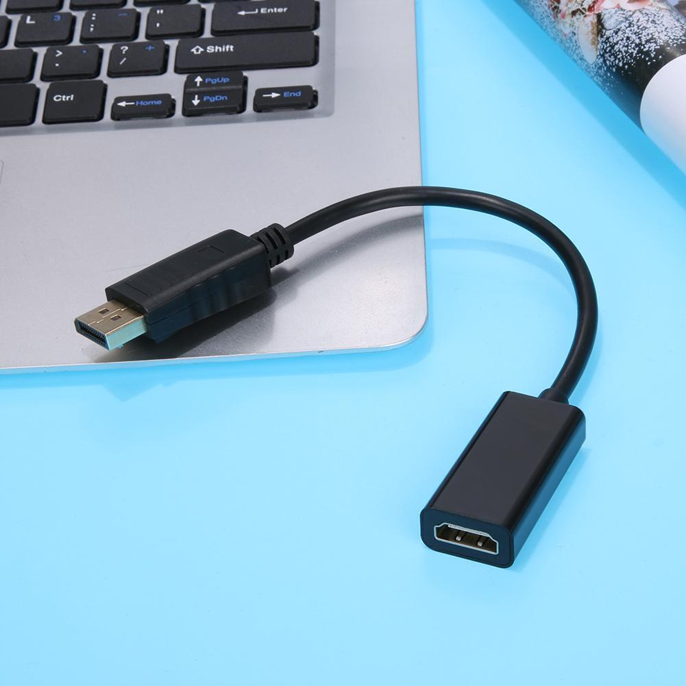 Displayport Male to HDMI-compatible Female 1080P FHD Video Converter Adapte