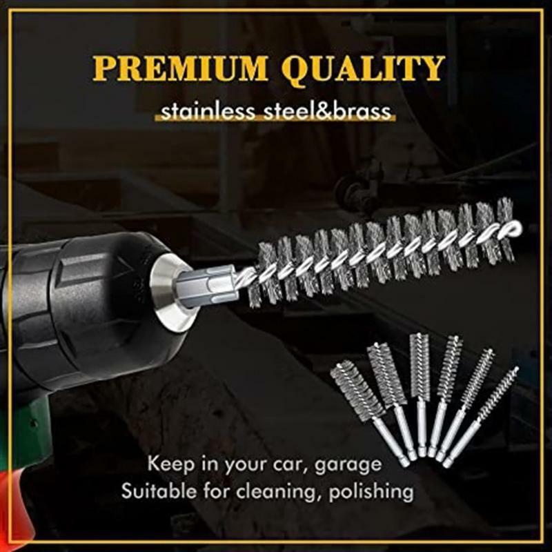 Suitable for Cleaning, Polishing Strong Stainless Steel Wire Brush Sets