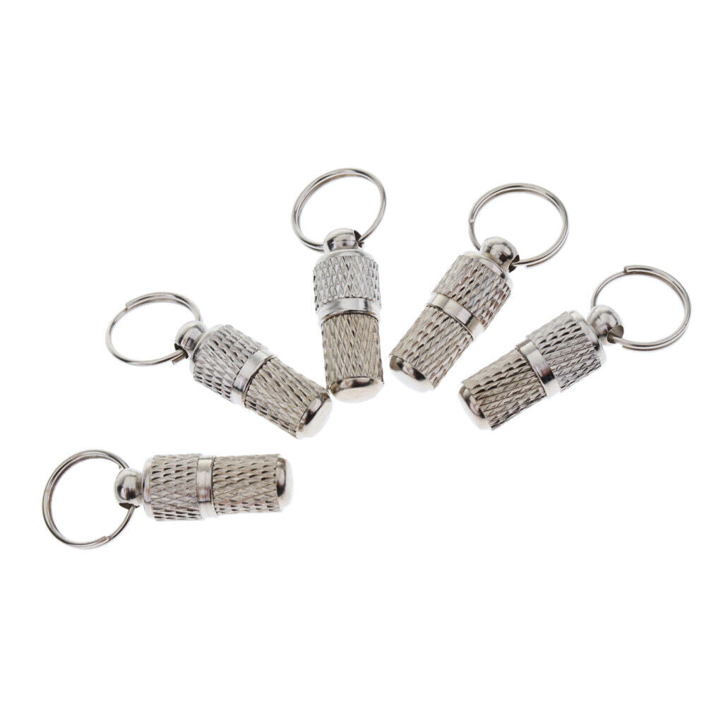 5Pcs , Anti- Pet  Puppy ID Address  Label Tag Barrel Tube