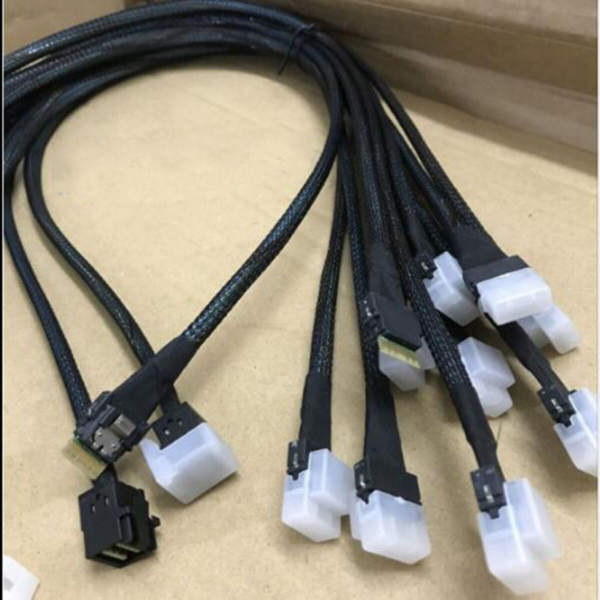Data Cable SFF-8654 to SFF-8643 Transfer Wiring Adapter Cable SAS 4i to Mini HD