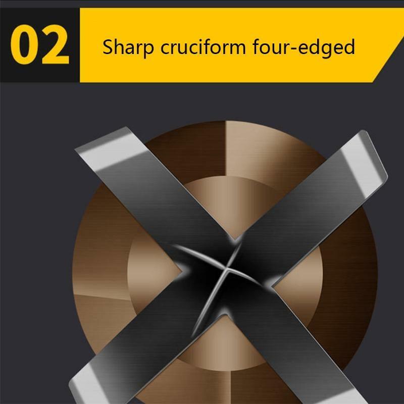 7Pcs Sturdy Multifunctional High-qualityTriangle Drill Tile Drill Bit Tool