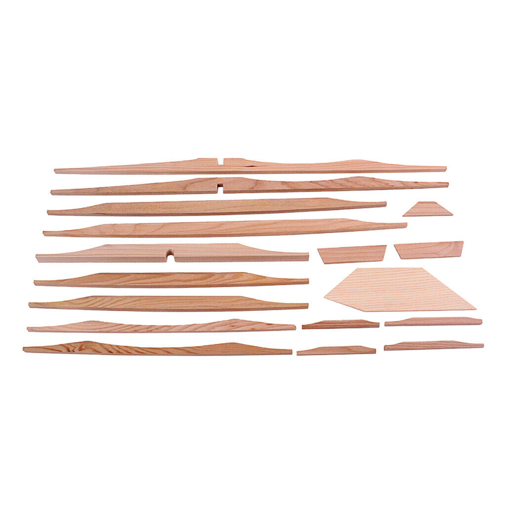 17 Pcs Spruce Brace  Kit for Acoustic Folk Guitar Maker DIY Supplies #2
