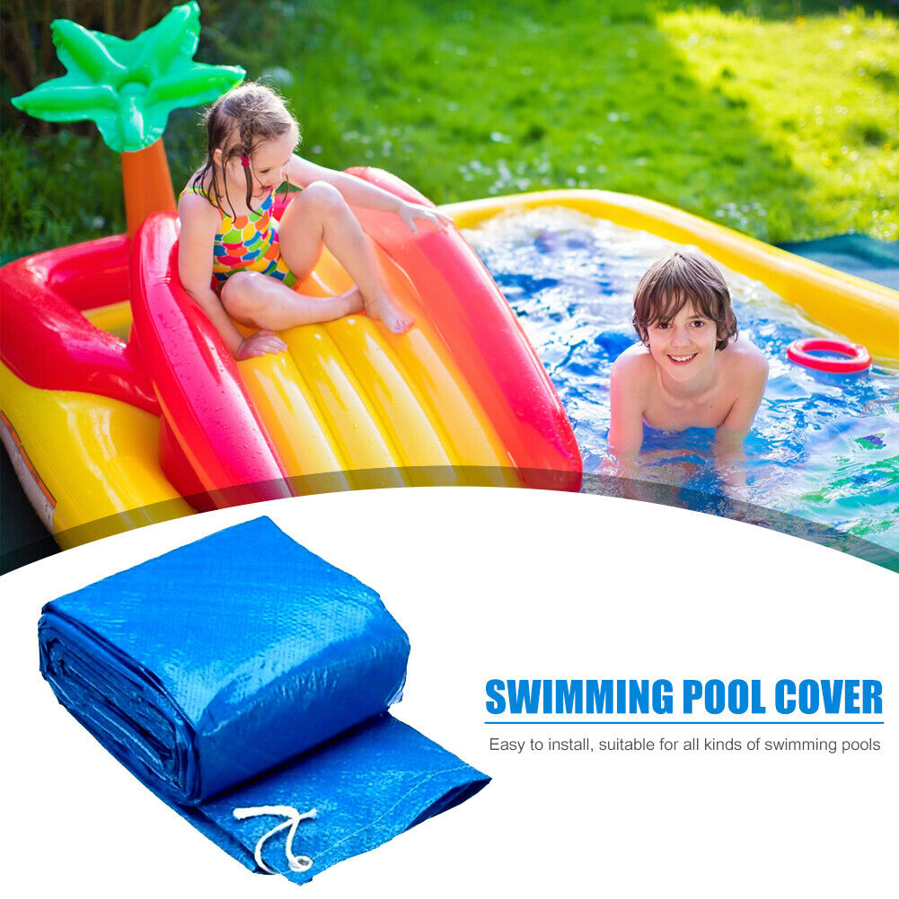 Swimming Pool Cover Waterproof Tarpaulin Anti-dust Floor Mat (221X150cm)