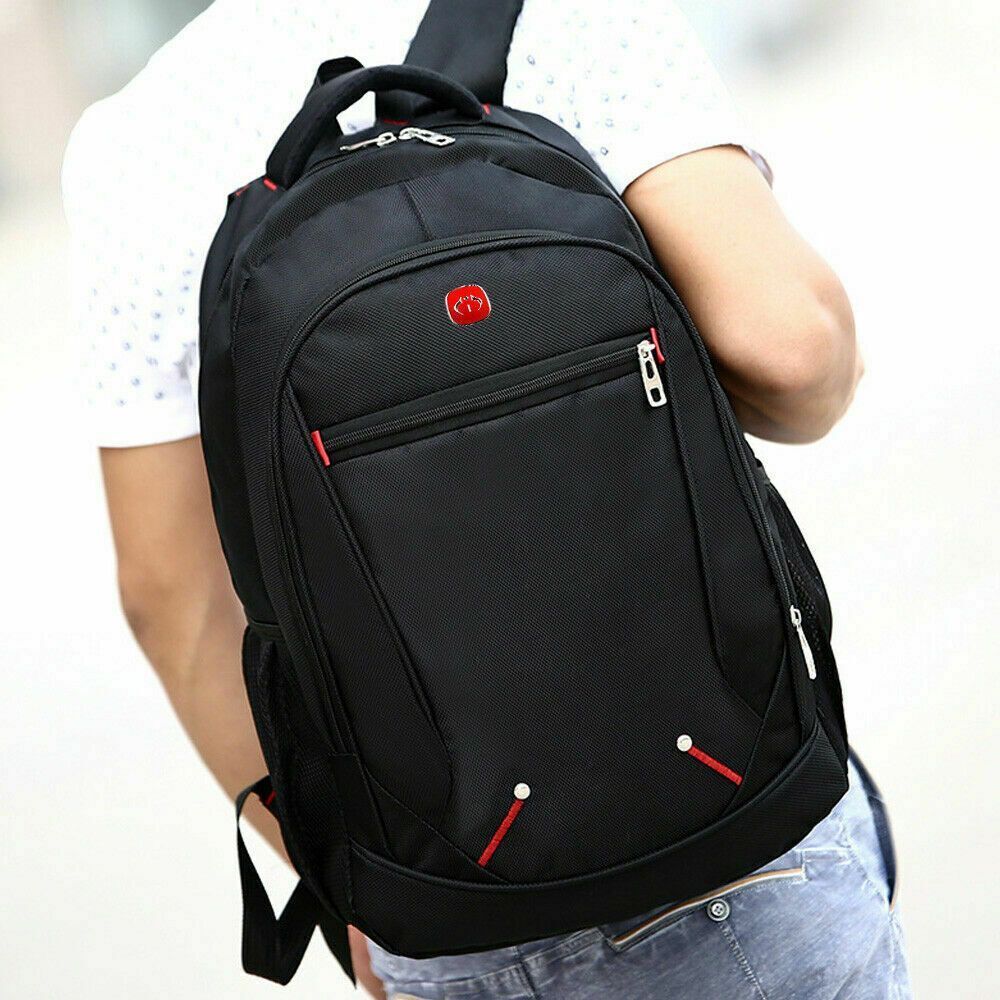 Mens Hiking Sports Fishing School Bag Outdoor Bags Large Backpack Rucksack