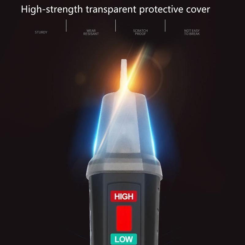 Voltage Tester Pen Non-Contact AC Voltage Detector Dual Range 90-1000V/12-1000V