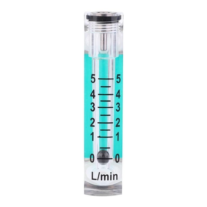 Air Oxygen Flowmeter With Valve 70mm Hose Barb Pressure 0.1Mpa 1-5LPM/Min