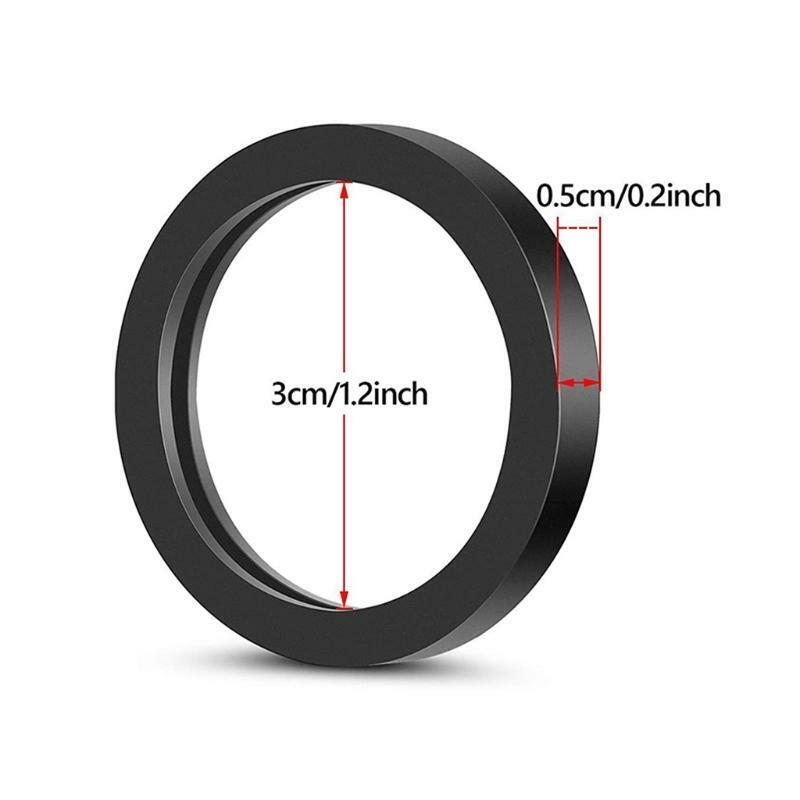 10Pcs 0.5cm Thickness Gas Can Spout Gasket Wearproof Rubber Sealing Rings Pads