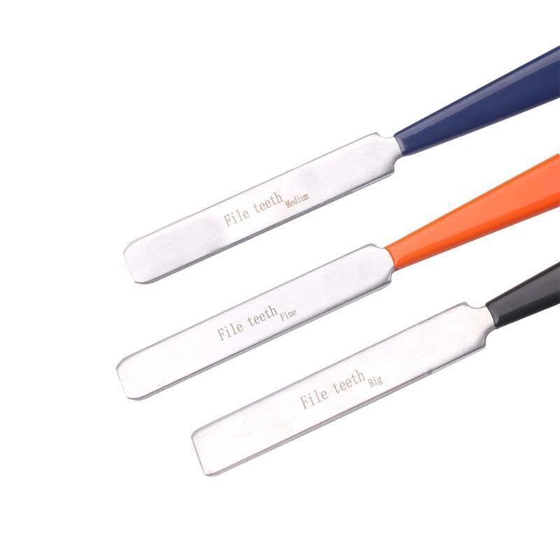 Bass Guitar Nut Files Double Edge Nut Slotting Files Set Fret Crowning Files Lut