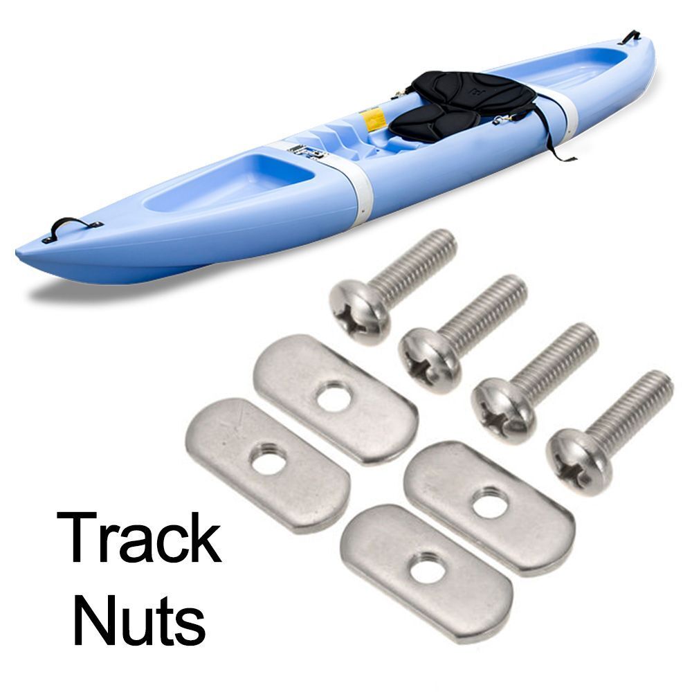 Outdoor Track Nuts Kayak  Accessories Hardware Gear Kayak Rail/Track Screws
