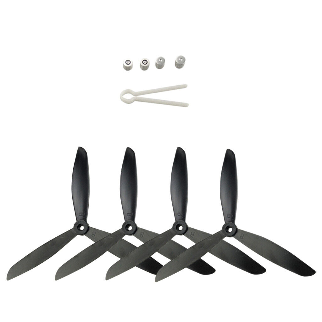 4 Pieces Propellers for MJX  B2W B3 Bugs 2w Bugs 2 Bugs 3  Black