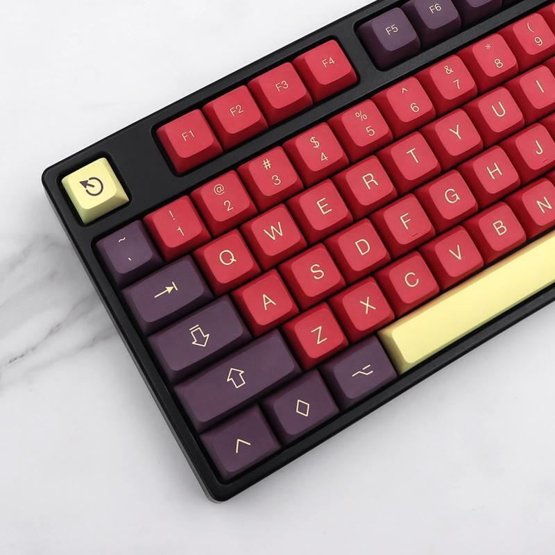 Explosion 130-Key Keycaps XDA Dye Subb for Cherry MX Switch Mechanical Keyboard