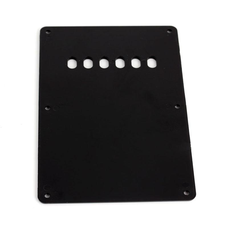 Ply Single Black Guitar Tremolo Spring Backplate Cover For Black Electric Guitar