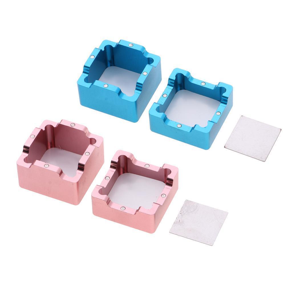 2x Snooker Billiards Pool Table Aluminum Pool Cue Chalk Holder Case