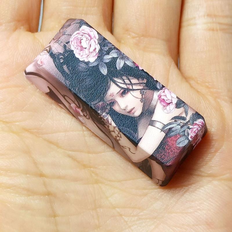 4PCS PBT OEM Keycaps Japanese Anime for 6.25U SPACE ESC Enter 5 Sides DYE SUB