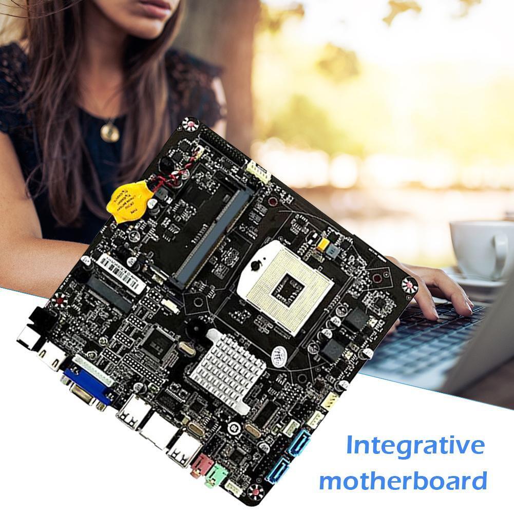 JINGSHA HM55 PGA988 Desktop PC Mainboard DDR3 SATA II Mini ITX Motherboard
