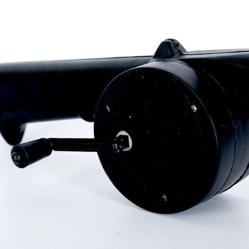 Outdoor Cooking Portable Manual Air Blower BBQ Fan Mini Hand Crank Air Blower