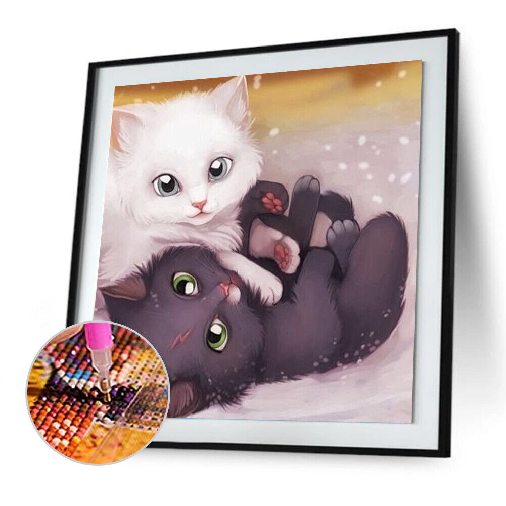 5D Diamond Painting DIY Cute Cats Pictures Kits Full Drill Art Home Decor