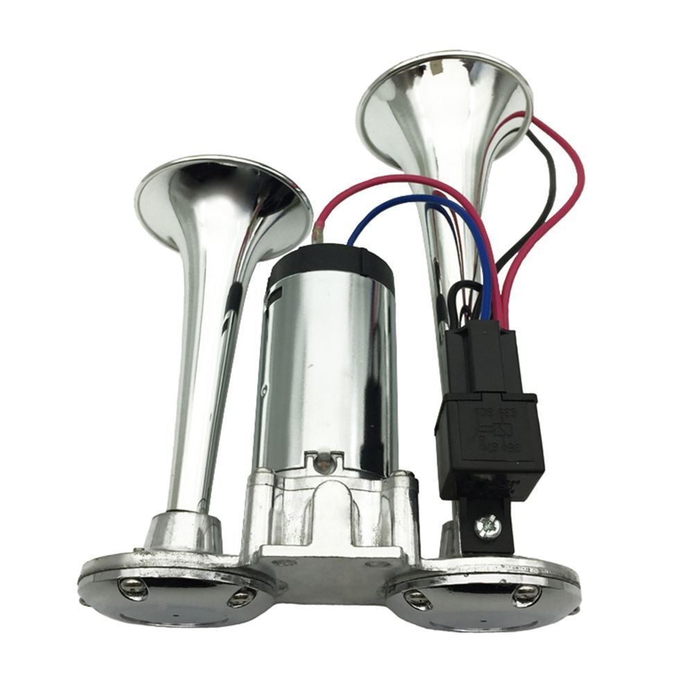 Trains Lorrys Boat Dual Trumpet Electric Horn Kit Dual Trumpet Car Air Horn Kit