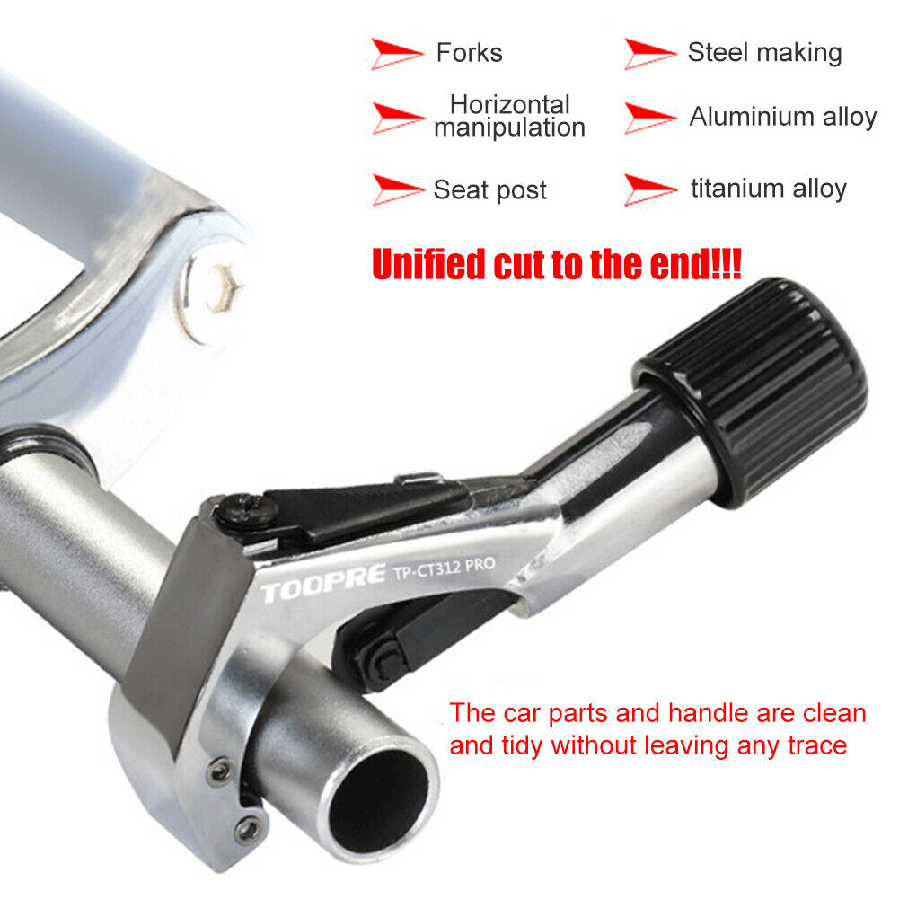 Bicycle Steerer Tube Cutter MTB Road Bike Steel Aluminum Pipe Cutting Tool