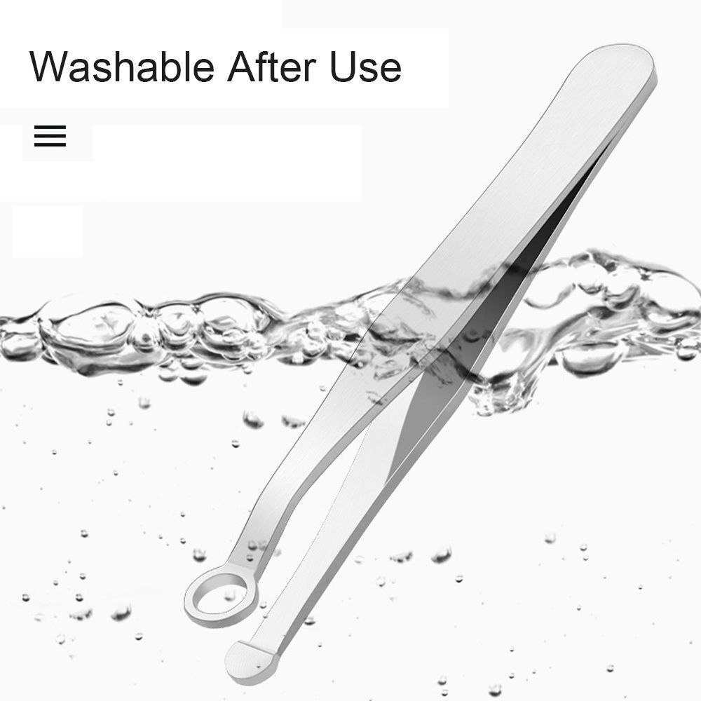 Steel Multifunction Round-tipped Trimming Nose Hair Clip Nose Hair Tweezers