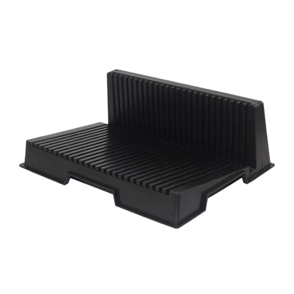 Plastic Pieces Shelves Placement Rack for Gundam Making  Black 27x20.5cm