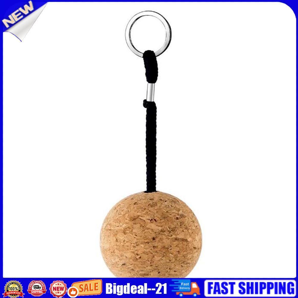 50mm Boat Floating Cork Keyring Water Buoyant Ball Floating Kayak Key Chain