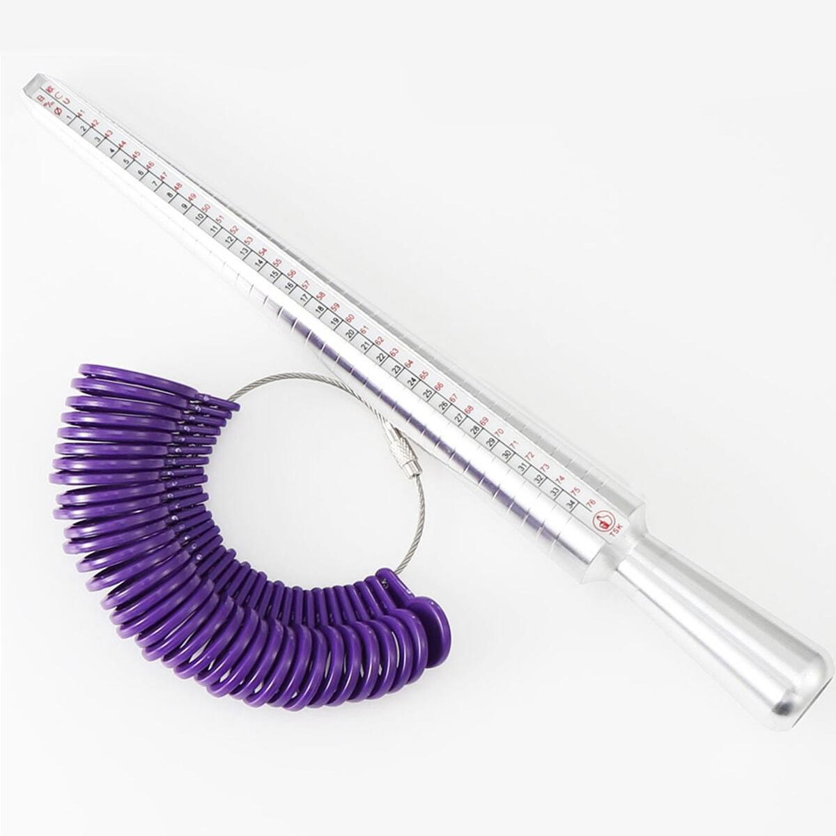 2Pcs Ring Sizer   Measure Stick Finger Sizing Jewelry Tool