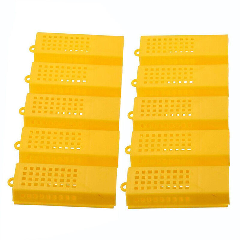 10pcs Extended Queen/Bee Butler Cage Catcher Trap Case Plastic Beekeeping Tools
