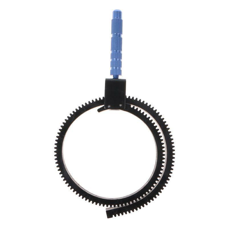 Adjustable Follow Focus Gear Ring Belt Aluminum Alloy Grip DSLR SLR Camcorder