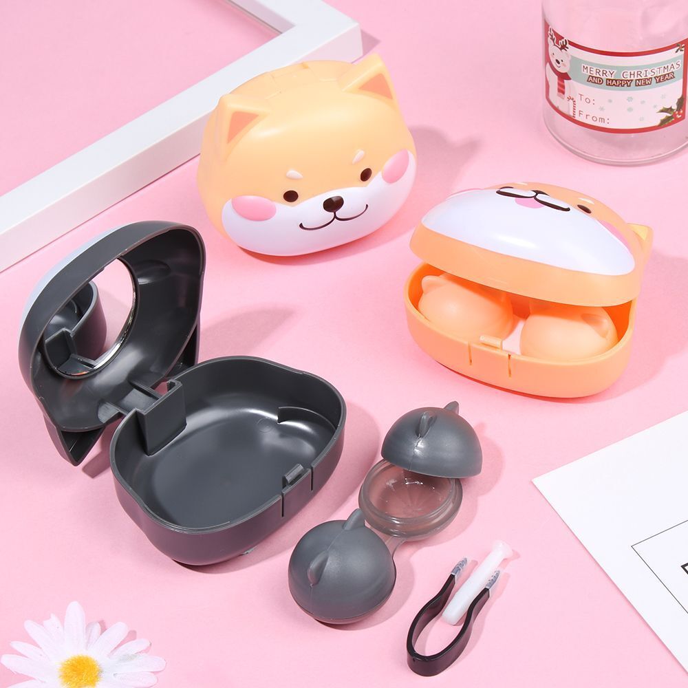 Inu Storage Soaking Box Contact Lens Kit Contact Lens Case Holder Container