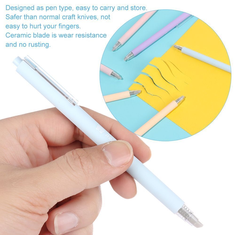Portable Pen Type Cutting Knives Paper Cutter Craft Tools Ceramic Blade Cutter