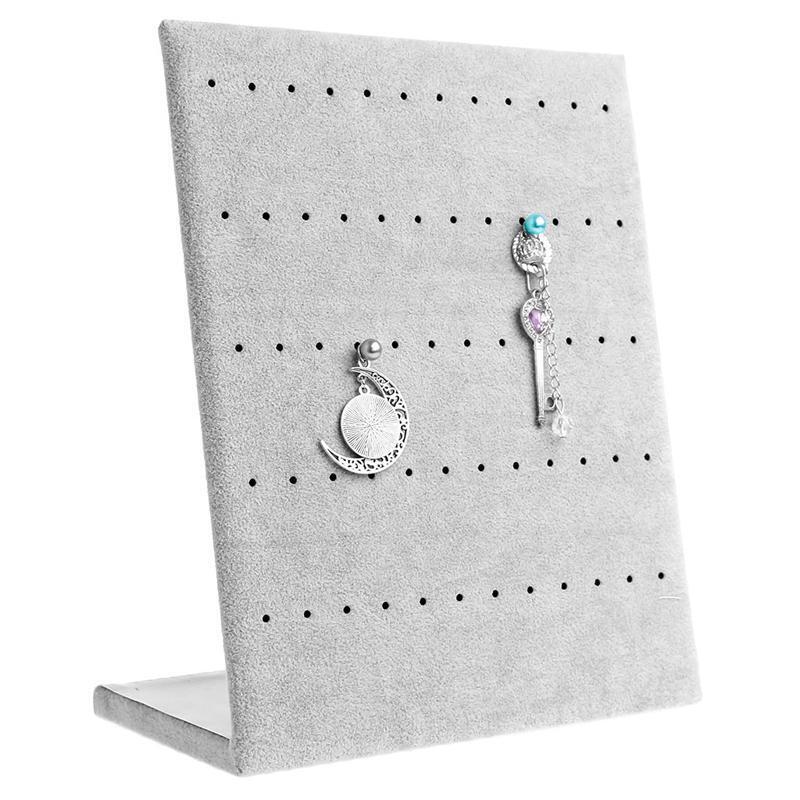 L-type Earrings Ear Studs Display Rack Stand Jewelry Storage Organizer Holder