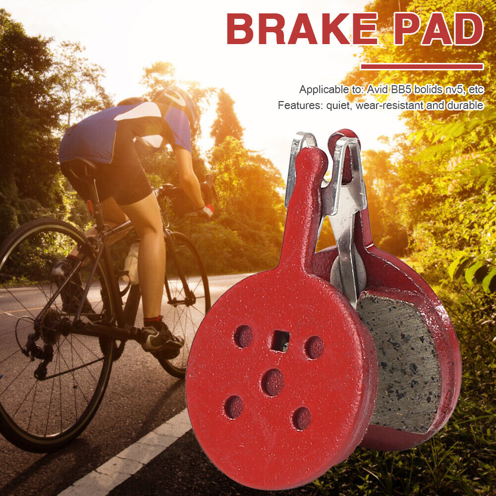 2pcs MTB Bike Brake Pads Semi-Metallic Bicycle Braking Disc for Avid BB5