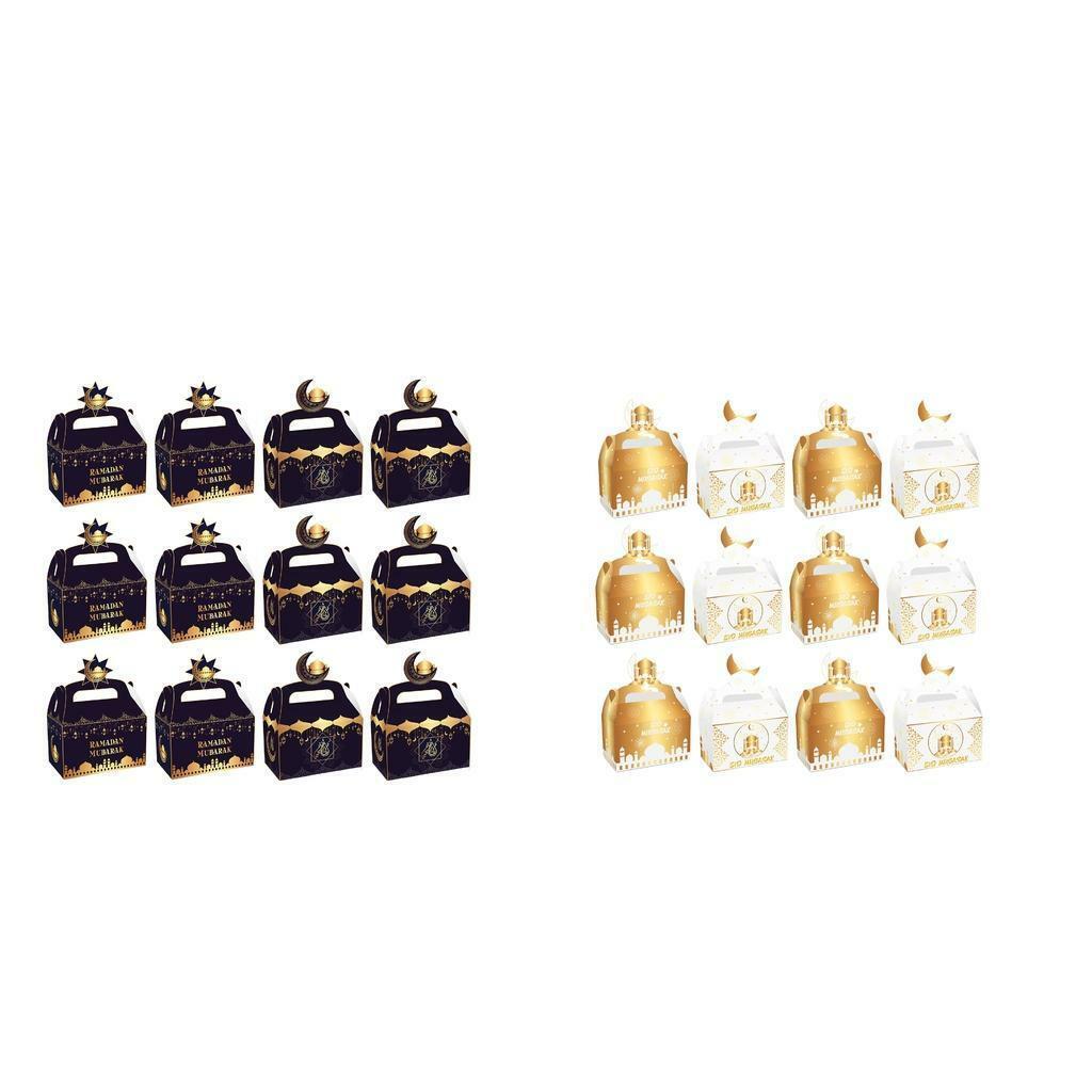 24pcs Gift Bags Party Favor Bag Eid  Islamic Ramadan Decor Ornament