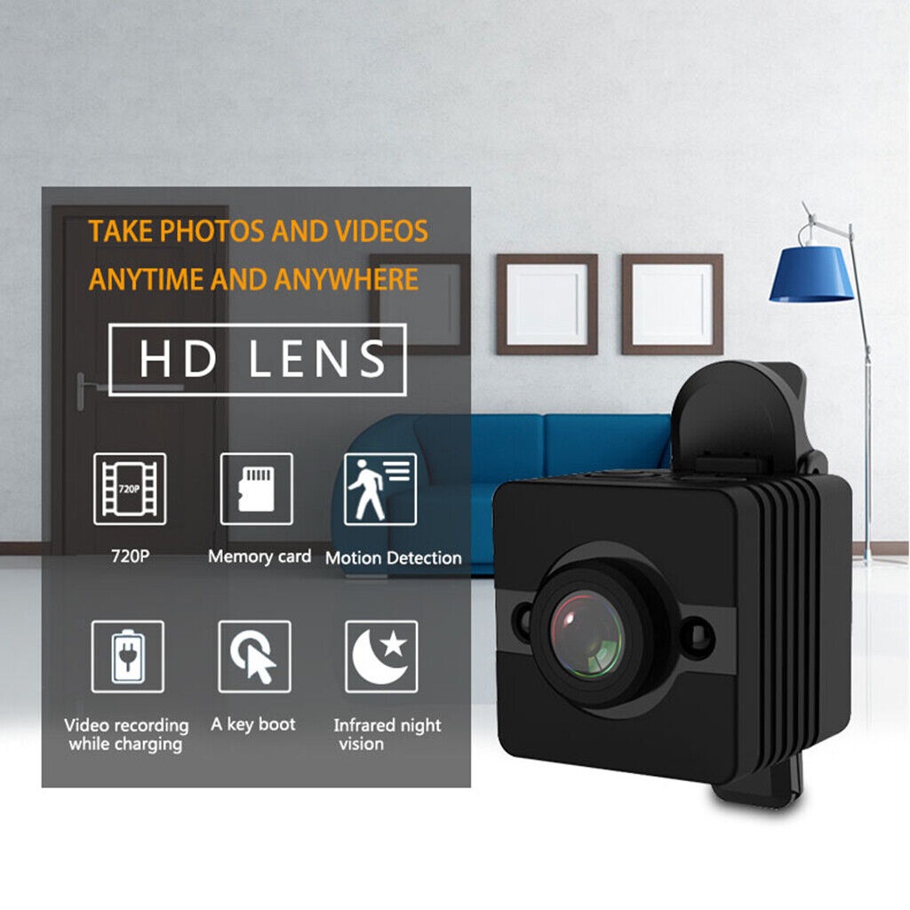 Set of 1 SQ12 Mini   Camera HD CMOS 720P   Video Recorder