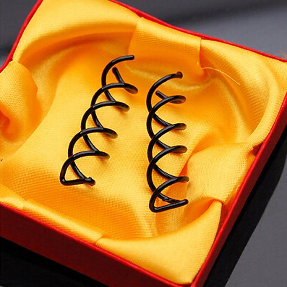 5pairs Cute Women Screw Bobby Spiral Spin Barrette Hairpin Twisted Hair Clip