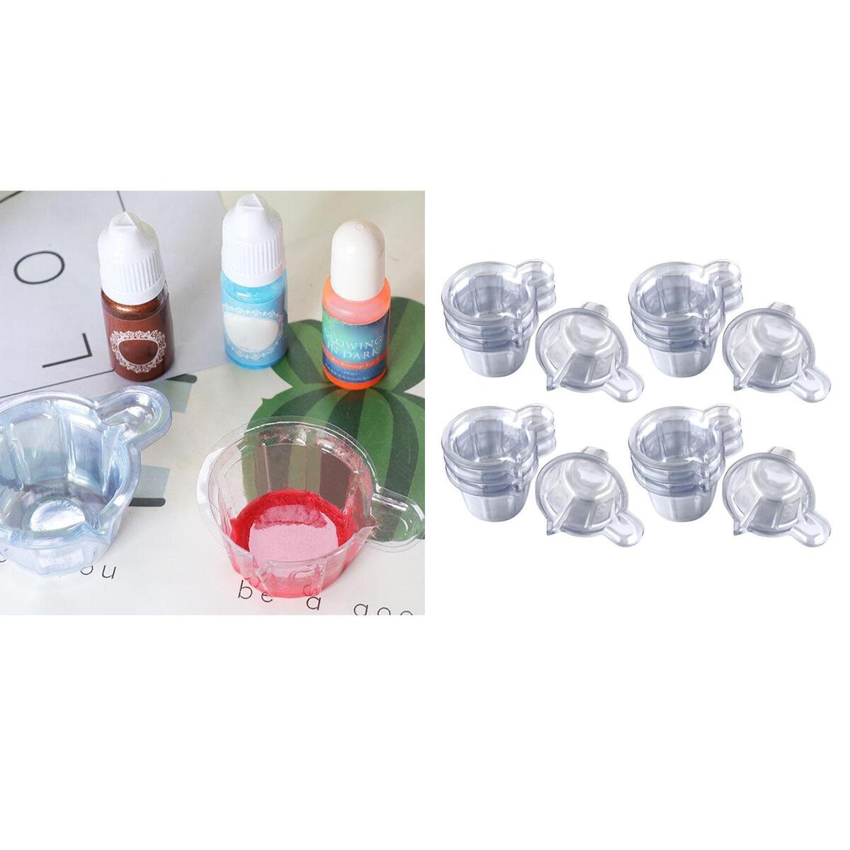 100Pcs Plastic Disposable Cups Dispenser DIY for Epoxy