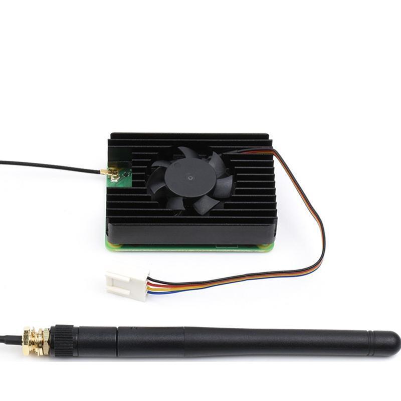 CM4 Embedded Heatsink Cooler Radiator PWM Fan for Raspberry Pi 3 B Computer CM4