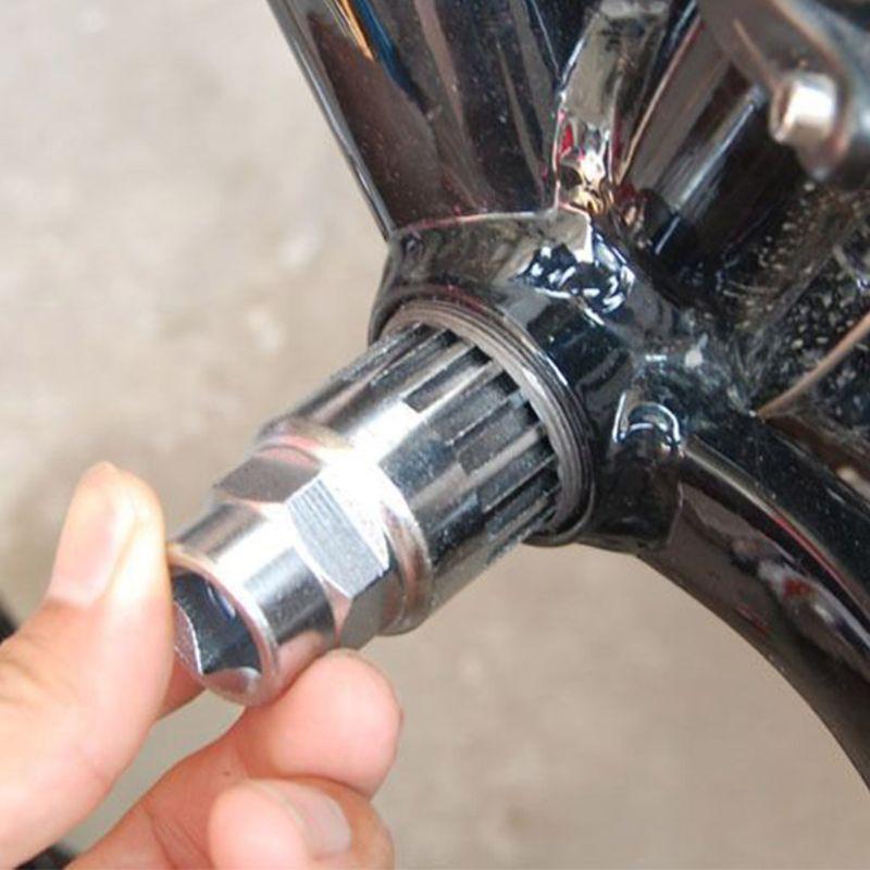 3 in 1 Bike Crank Extractor and Bottom Bracket Remover with Spanner Wrench